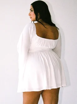 Princess Polly Halle Mini Dresscurve White Cheap