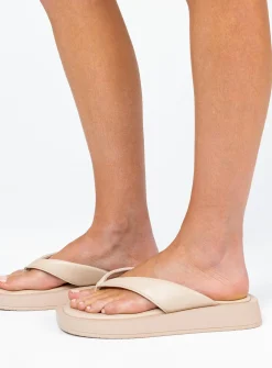Princess Polly Halsey Sandals  Beige Best