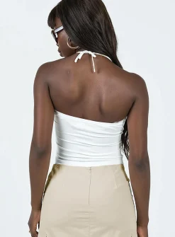 Princess Polly Halt It Top Ivory Store