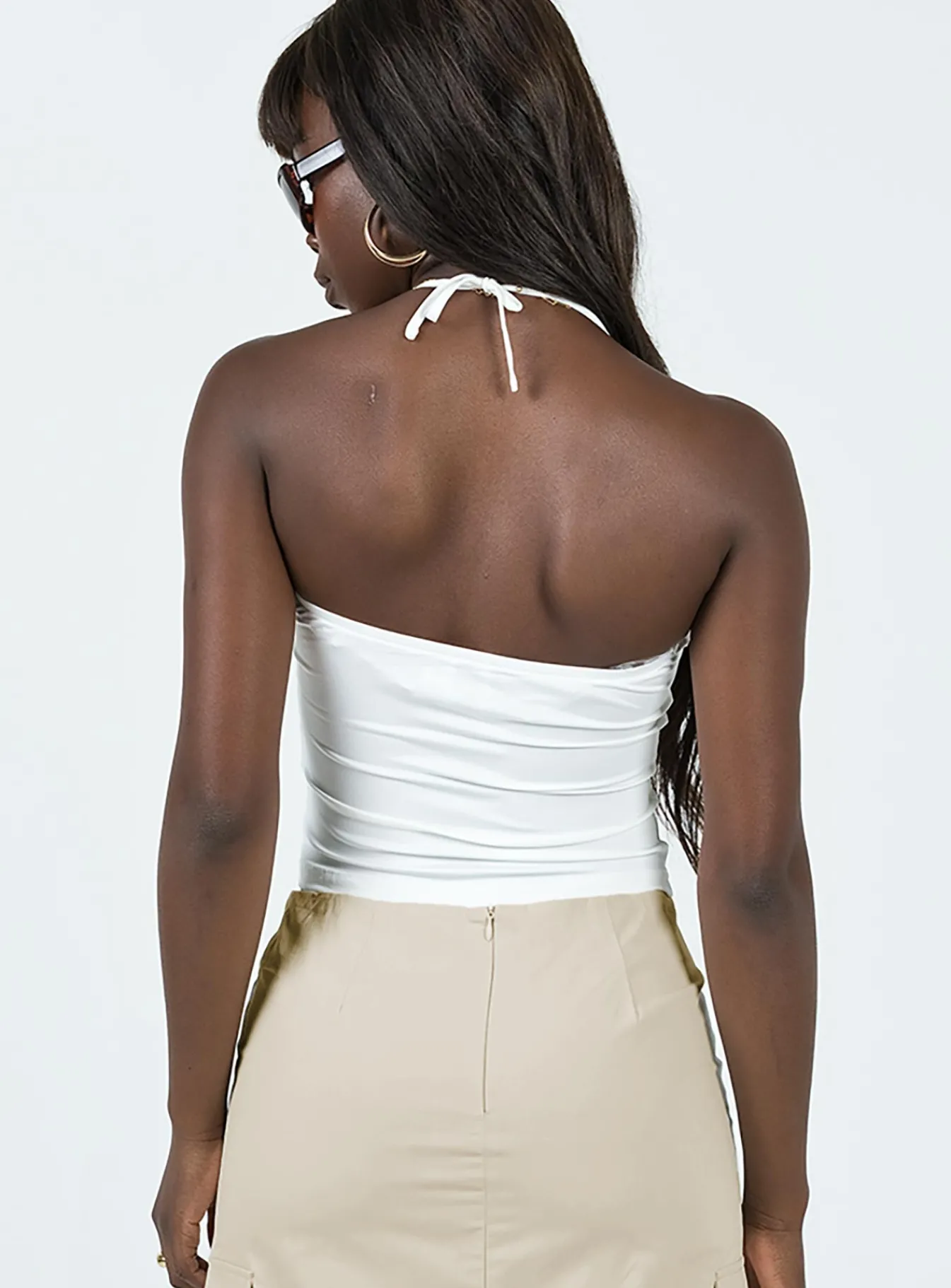 Princess Polly Halt It Top Ivory Store