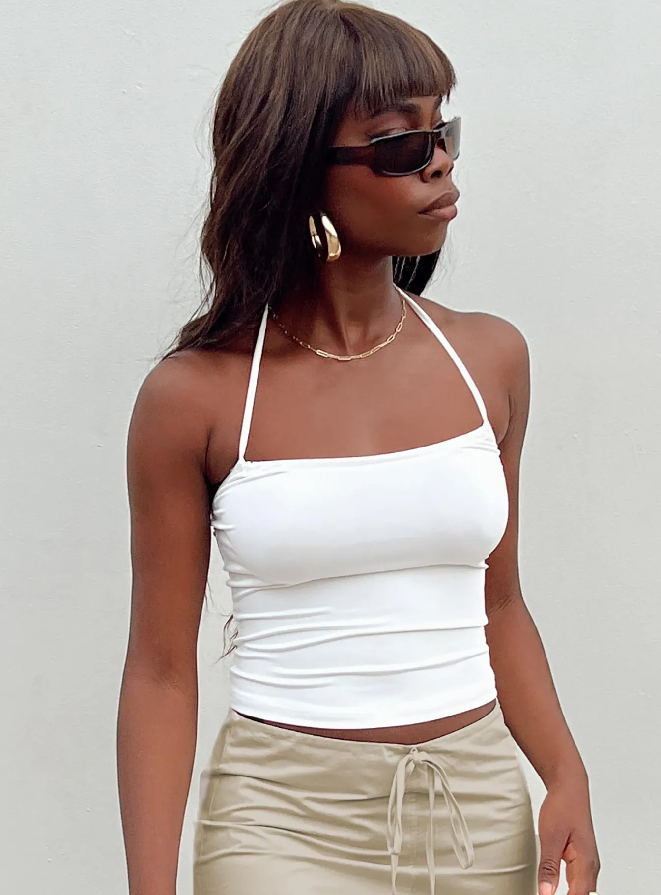 Princess Polly Halt It Top Ivory Store