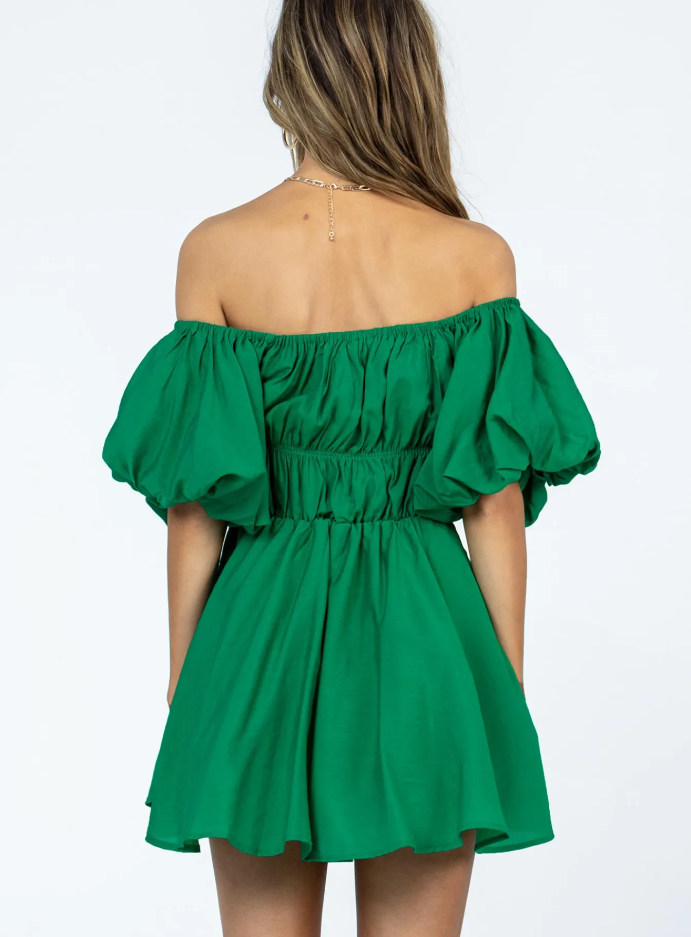 Princess Polly Halton Mini Dress Green Outlet
