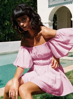 Princess Polly Halton Mini Dress Pink Cheap