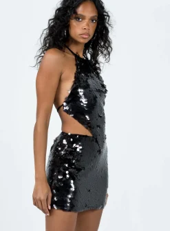 Princess Polly Hannam Mini Skirt Black New