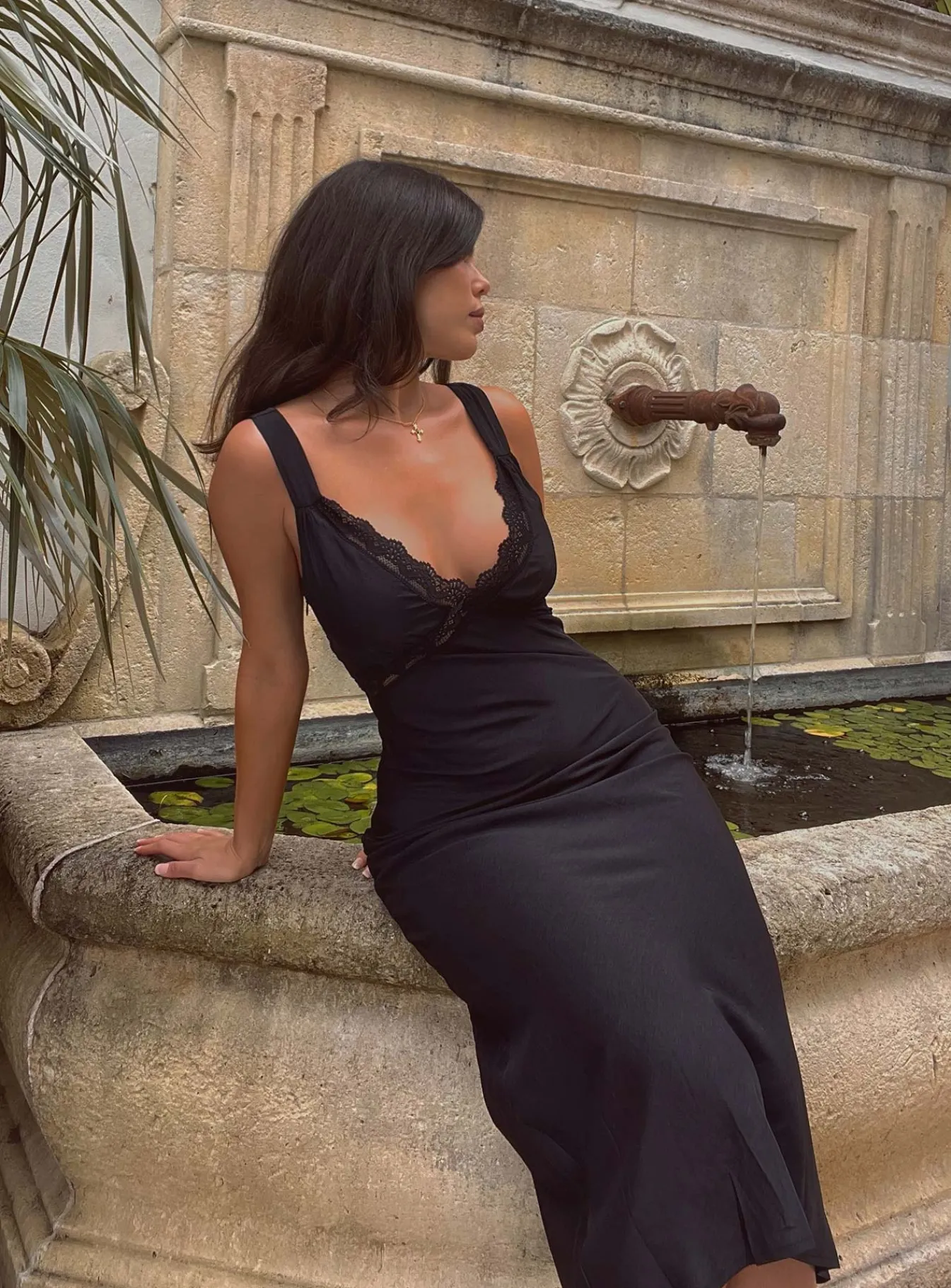 Princess Polly Hannelle Maxi Dress Black Best
