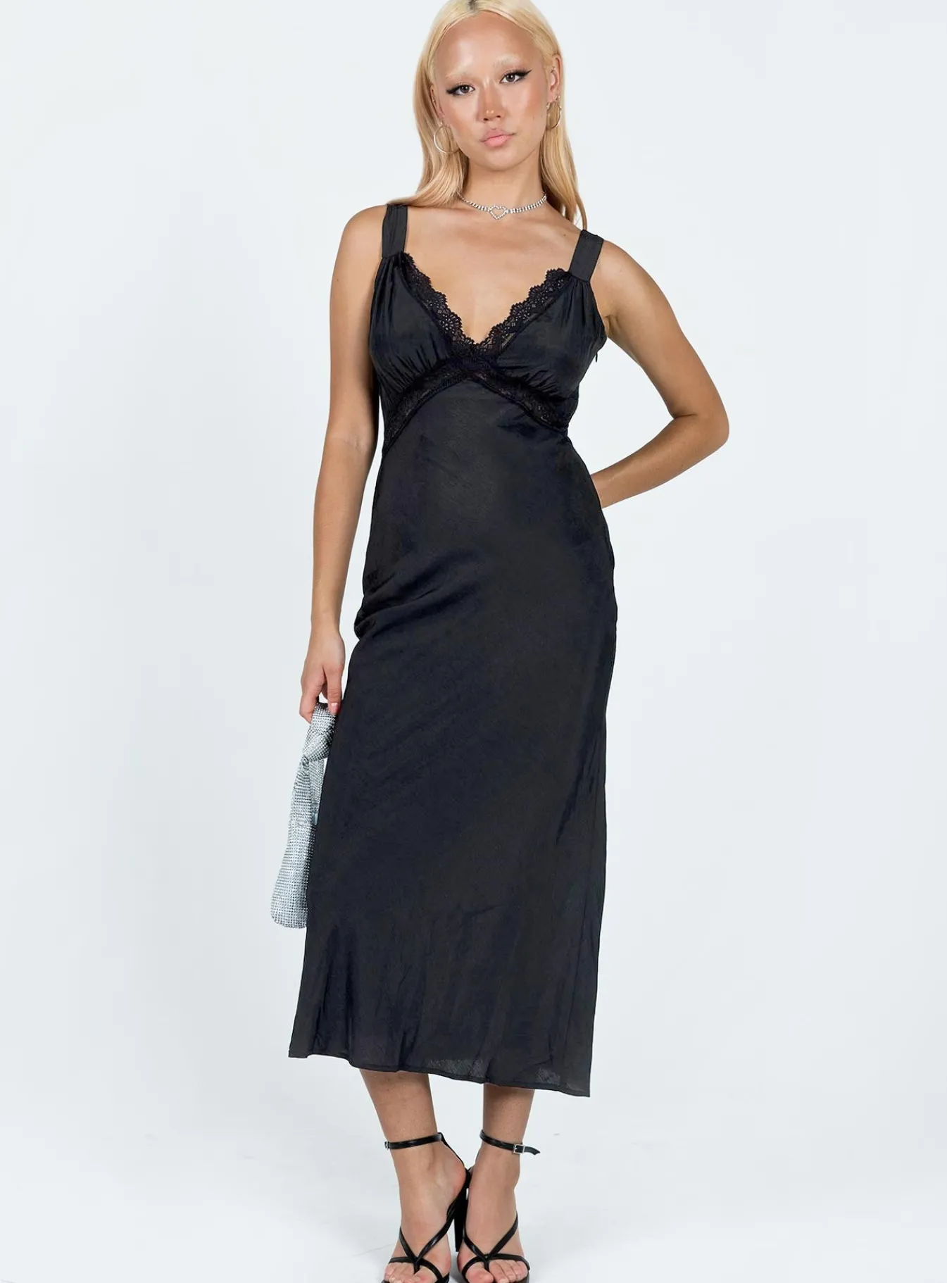 Princess Polly Hannelle Maxi Dress Black Best
