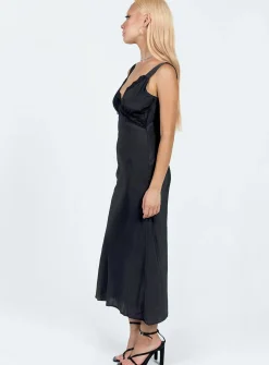 Princess Polly Hannelle Maxi Dress Black Best