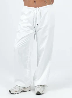 Princess Polly Harran Parachute Pants White Store