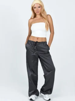 Princess Polly Harran Parachute Pants Grey Outlet