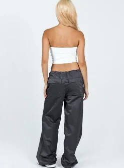 Princess Polly Harran Parachute Pants Grey Outlet