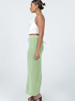 Princess Polly Harriette Maxi Skirt Sage New