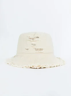 Princess Polly Hasmyn Hat  Cream Fashion