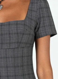 Princess Polly Hastings Mini Dress Check Hot