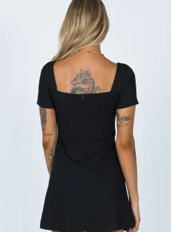 Princess Polly Hastings Mini Dress  Black Fashion