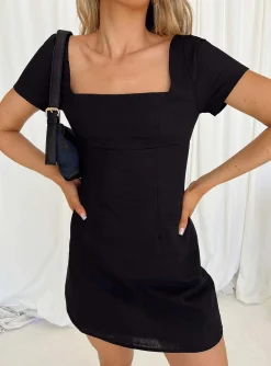 Princess Polly Hastings Mini Dress  Black Fashion