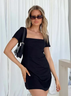 Princess Polly Hastings Mini Dress  Black Fashion