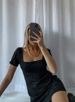 Princess Polly Hastings Mini Dress  Black Fashion