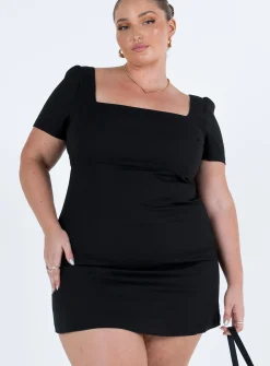 Princess Polly Hastings Mini Dresscurve   Black Best