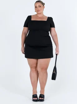 Princess Polly Hastings Mini Dresscurve   Black Best