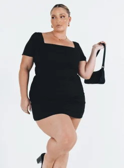 Princess Polly Hastings Mini Dresscurve   Black Best