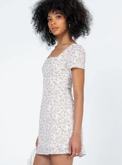 Princess Polly Hastings Mini Dressfloral White Hot