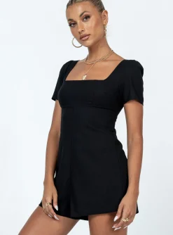 Princess Polly Hastings Romper Black Flash Sale