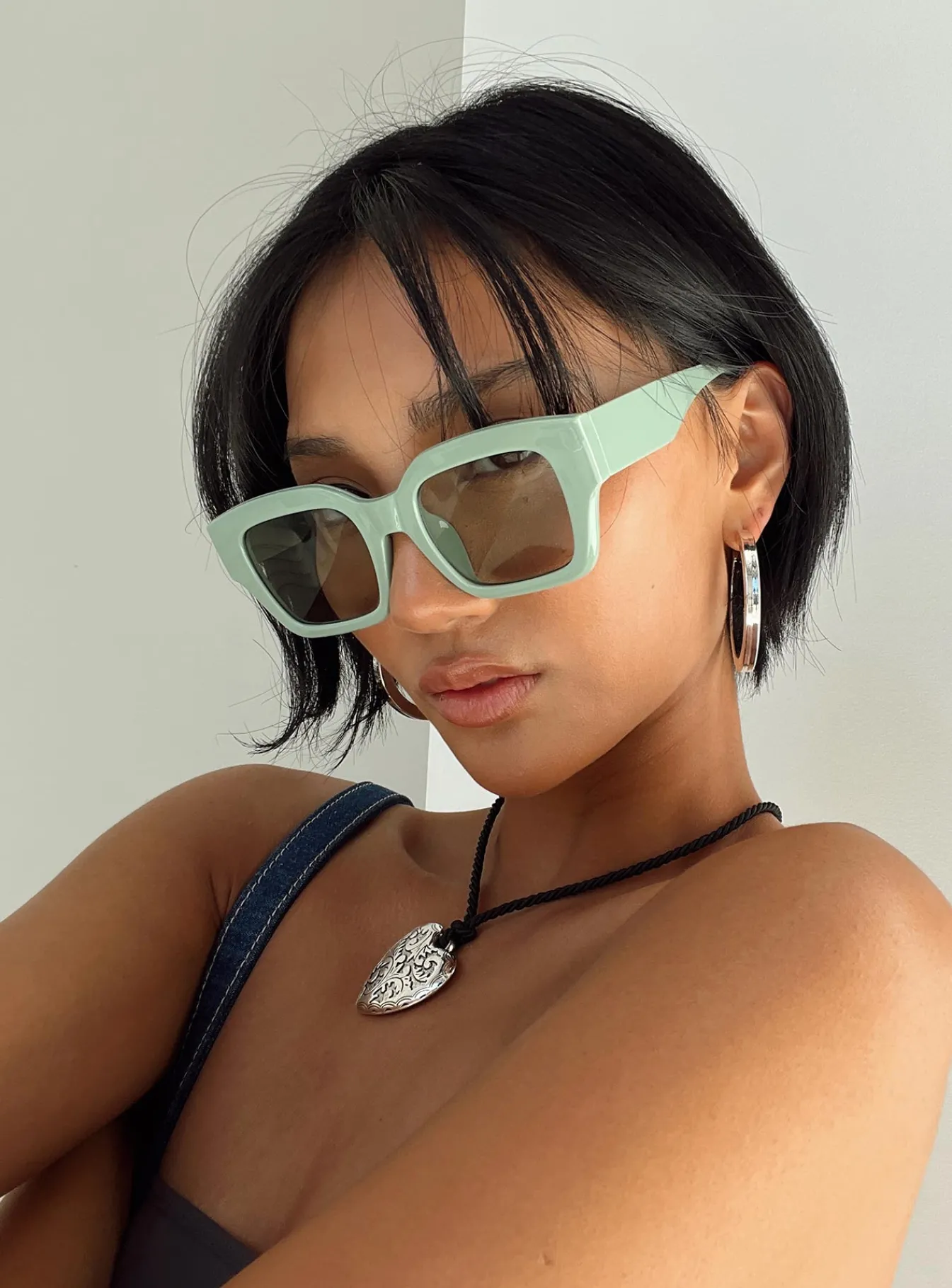 Princess Polly Hauge Sunglasses Green Discount