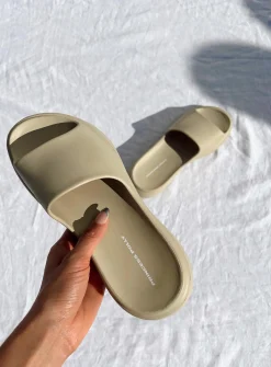 Princess Polly Havana Slides  Beige Online
