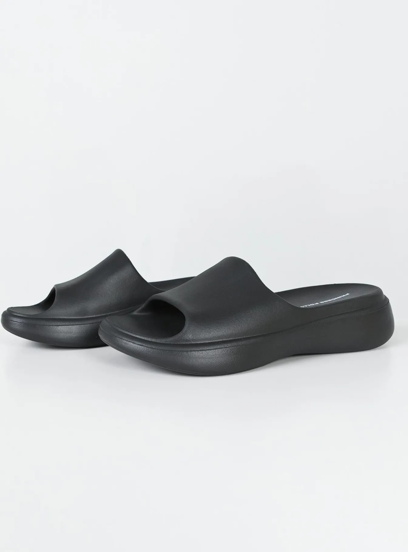 Princess Polly Havana Slides Black Fashion
