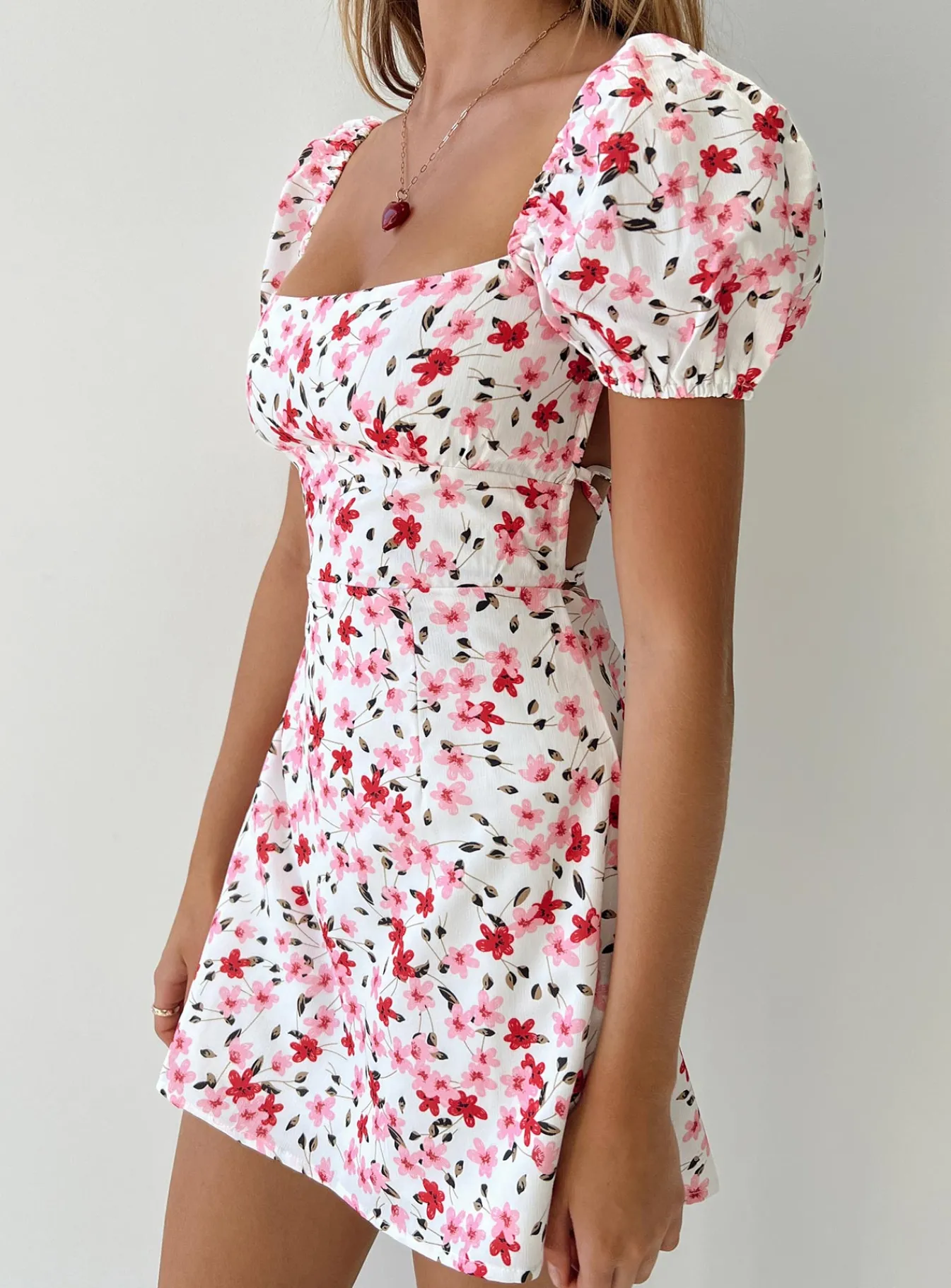Princess Polly Havena Mini Dress White / Floral Store