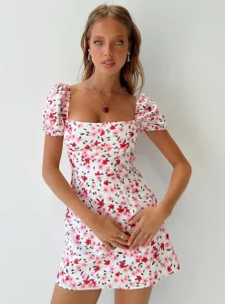 Princess Polly Havena Mini Dress White / Floral Store