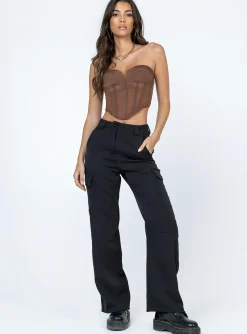 Princess Polly Hawker Top Brown Shop