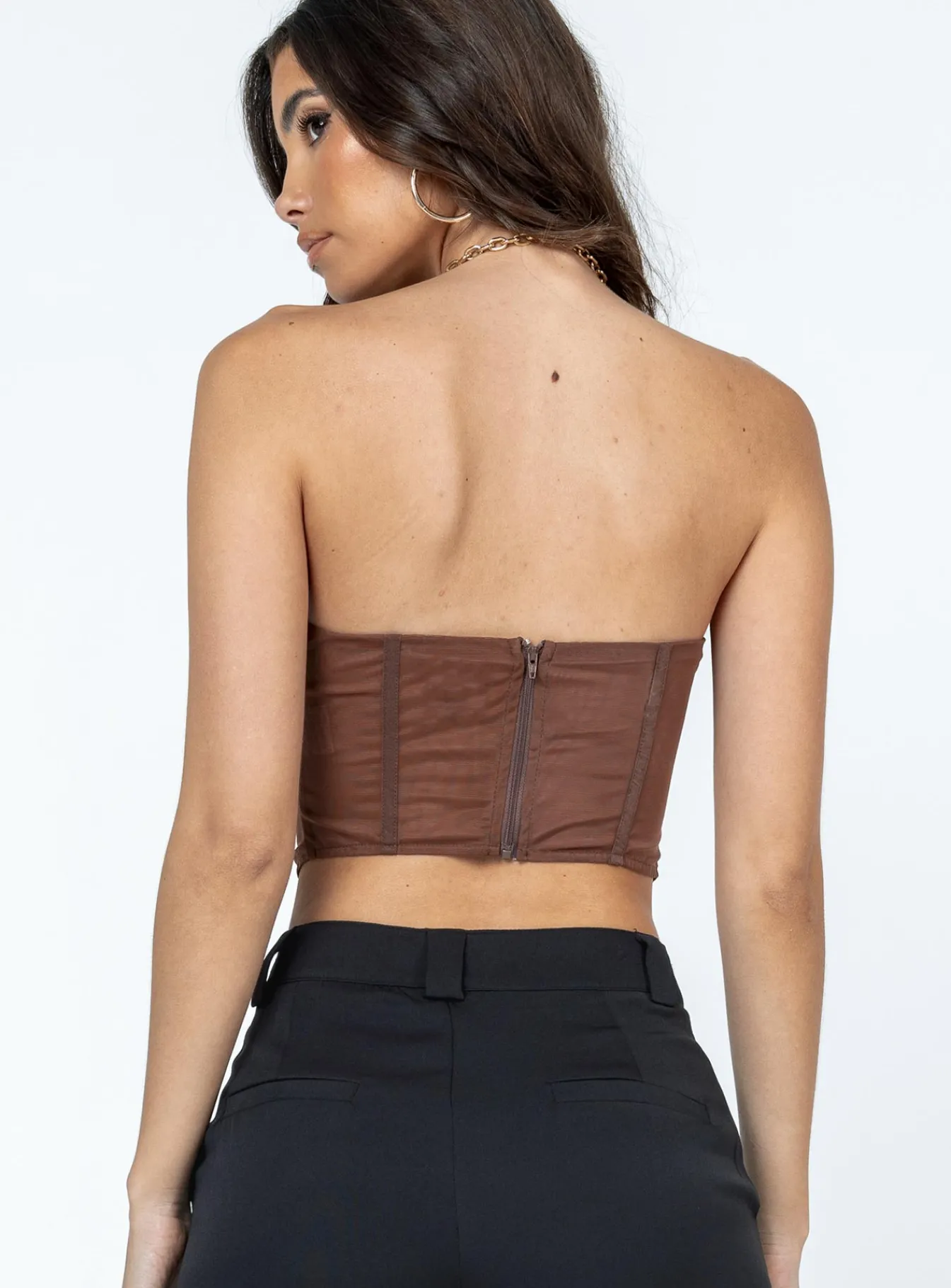 Princess Polly Hawker Top Brown Shop