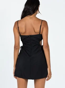 Princess Polly Hazel Cut Out Mini Dress Black Cheap