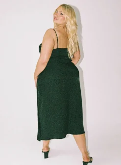 Princess Polly Hazel Midi Dresscurve   Black Shop