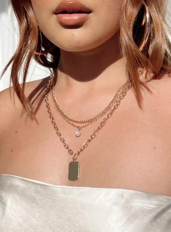 Princess Polly Hazlett Necklace Pack Gold Best Sale