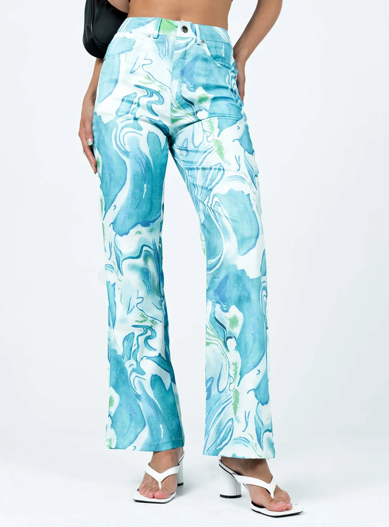 Princess Polly Helda Pants Blue Store