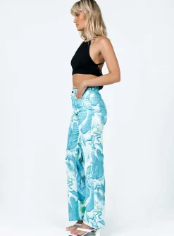Princess Polly Helda Pants Blue Store