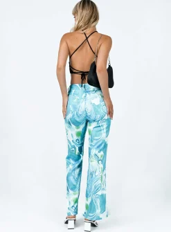 Princess Polly Helda Pants Blue Store