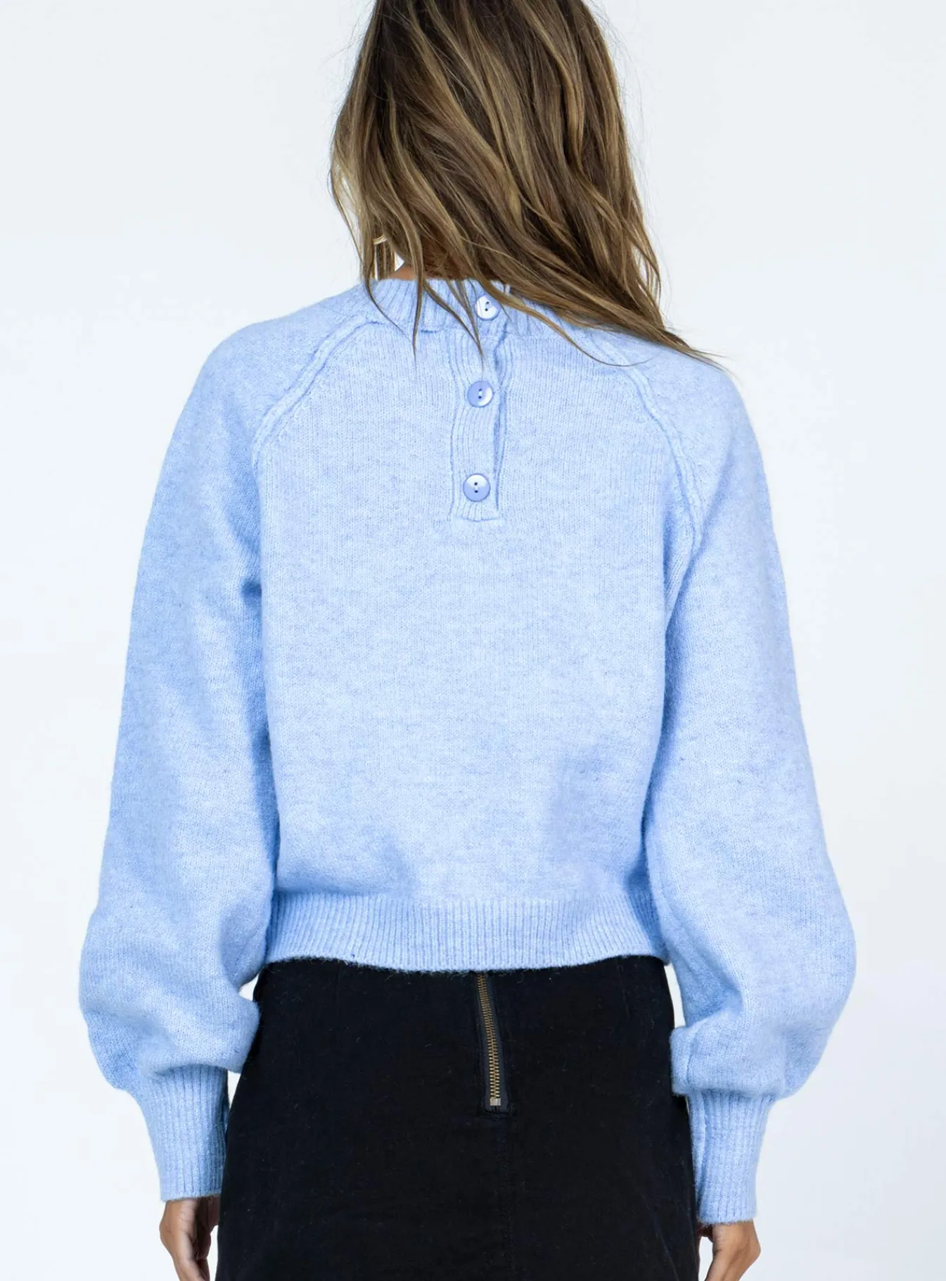 Princess Polly Helenna Sweater Blue Best Sale