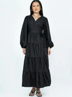 Princess Polly Helima Maxi Dress  Black Shop