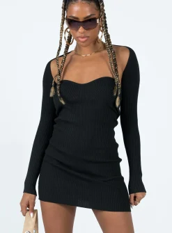 Princess Polly Hellie Mini Dress Black Flash Sale
