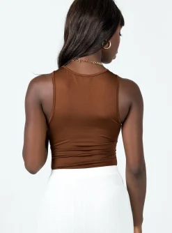 Princess Polly Hendrix Bodysuit  Brown Hot