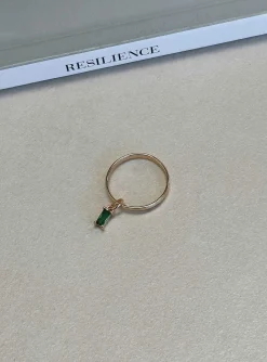 Princess Polly Henney Ring  Green / Gold Shop