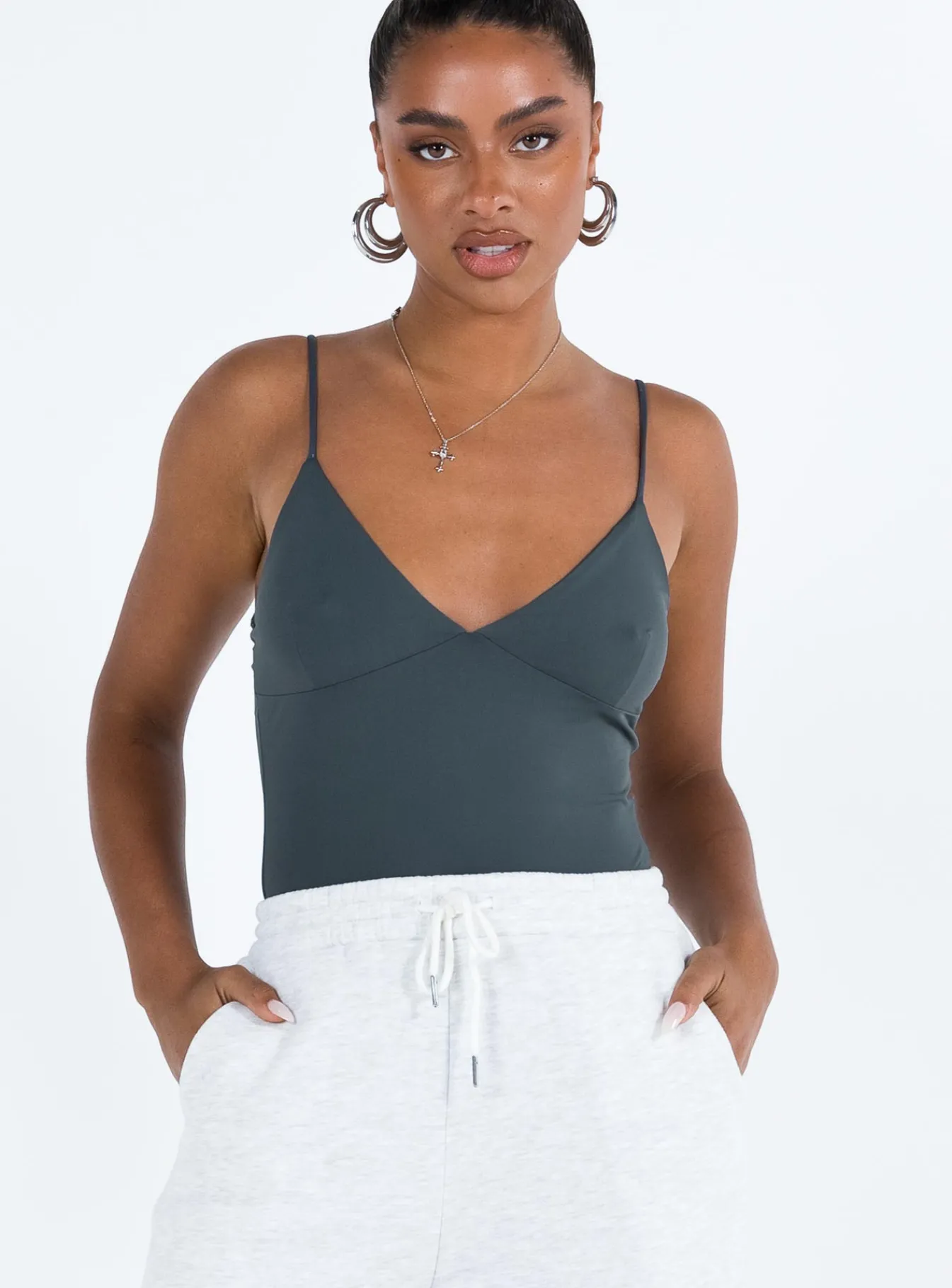 Princess Polly Henwick Bodysuit Steel Hot