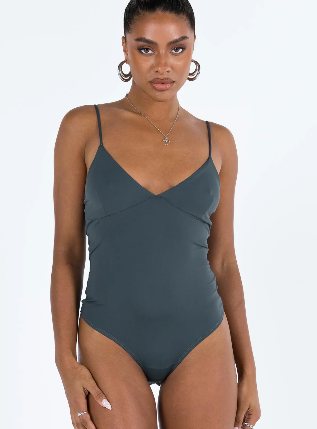 Princess Polly Henwick Bodysuit Steel Hot
