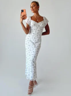 Princess Polly Hera Maxi Dressfloral   White Best Sale