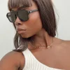 Princess Polly Hetley Sunglasses  Black Outlet