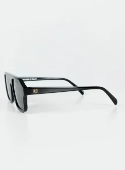 Princess Polly Hetley Sunglasses Black Outlet