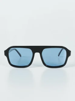 Princess Polly Hetley Sunglasses/ Blue   Black Shop